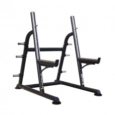 Hattrick-Pro BK-21 Stairstep Squat Rack With Adjustable safety Catch